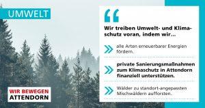 SPD Attendorn - Wir treiben Umweltschutz und Klimaschutz voran